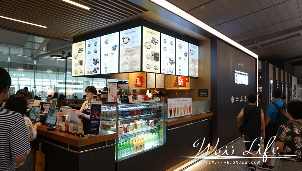 首爾仁川機場美食韓國料理可充電上網 flavour6 提供舒適用餐的美式環境