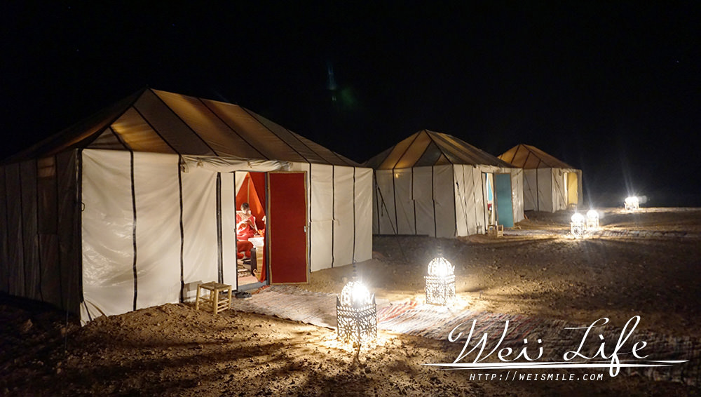 摩洛哥旅遊//銀河下的夜晚魔力之旅撒哈拉沙漠裡的奢華帳篷Camping under the galaxy