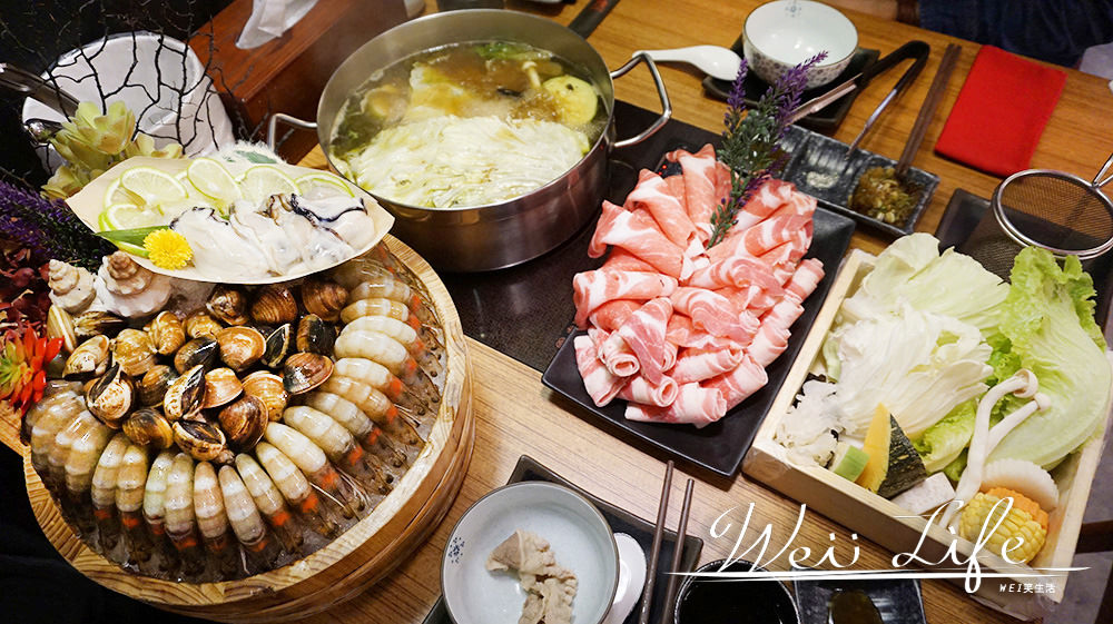 台北松江南京美食超夢幻的海鮮盆與大份量肉盤婧Shabu火鍋建國店