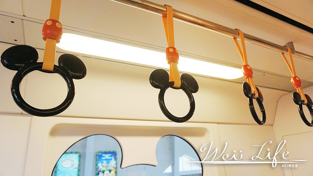東京迪士尼交通前往迪士尼渡假區單軌電車，海洋迪士尼與迪士尼飯店交通