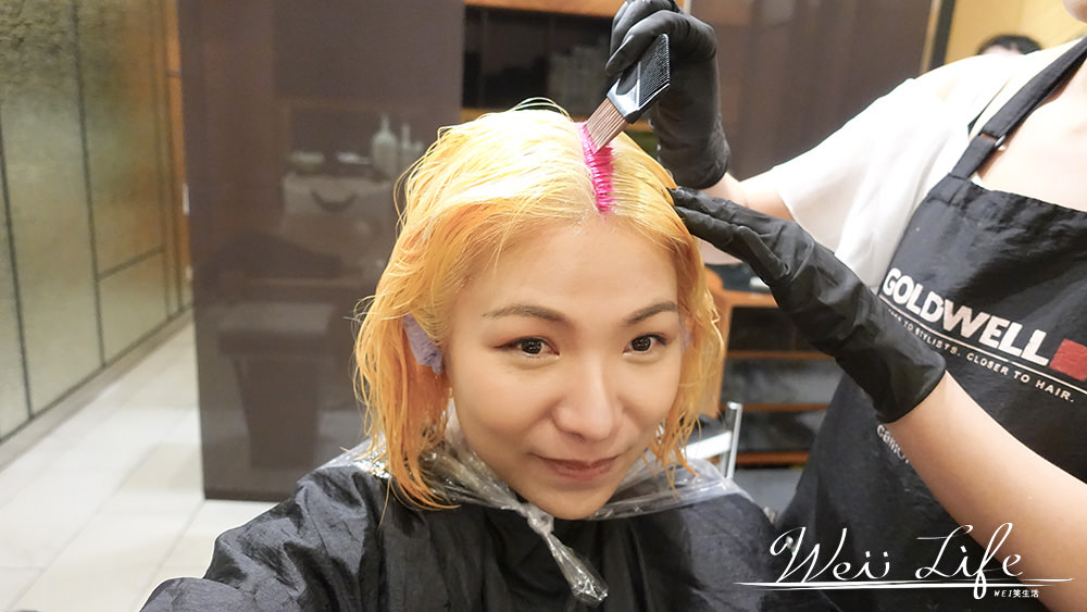 2018時尚髮型板橋美髮沙龍Qdn hair salon美髮漂髮初體驗，打造顯白膚色的Pony髮色