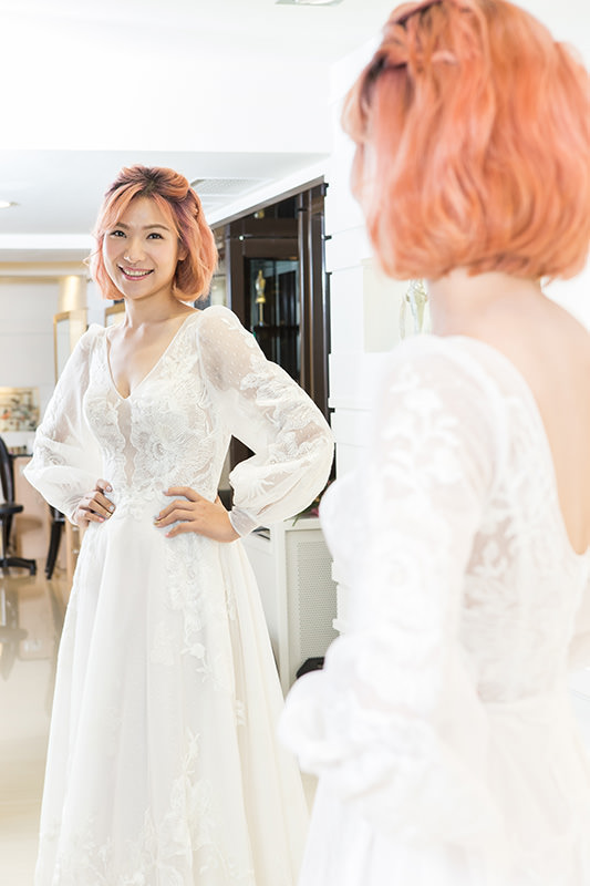 藏愛婚紗攝影一輩子的夢想，在婚禮當天做自己最美的公主