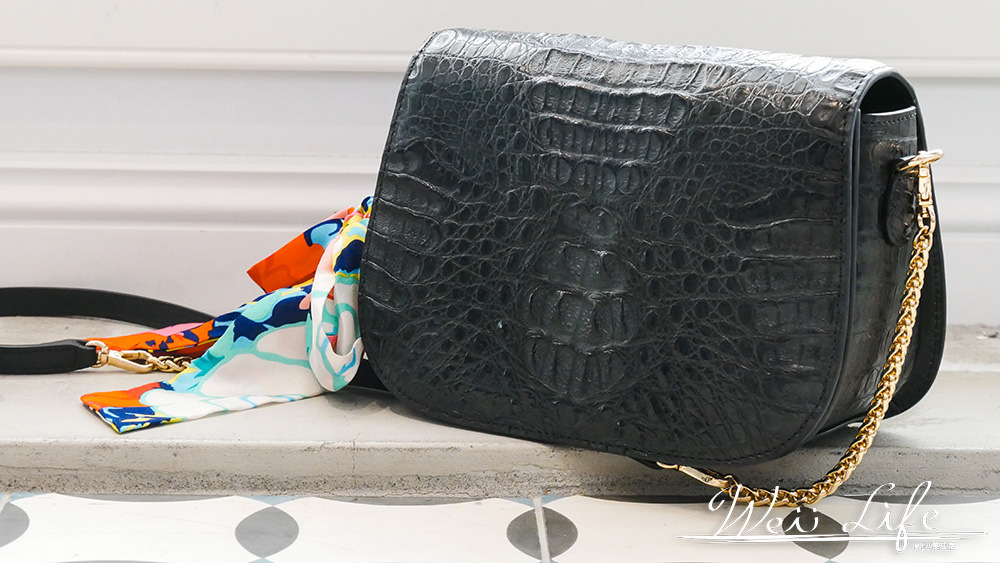 D’MOM 西班牙珍稀皮革工藝時尚鱷魚皮包包，用過好東西會回不去