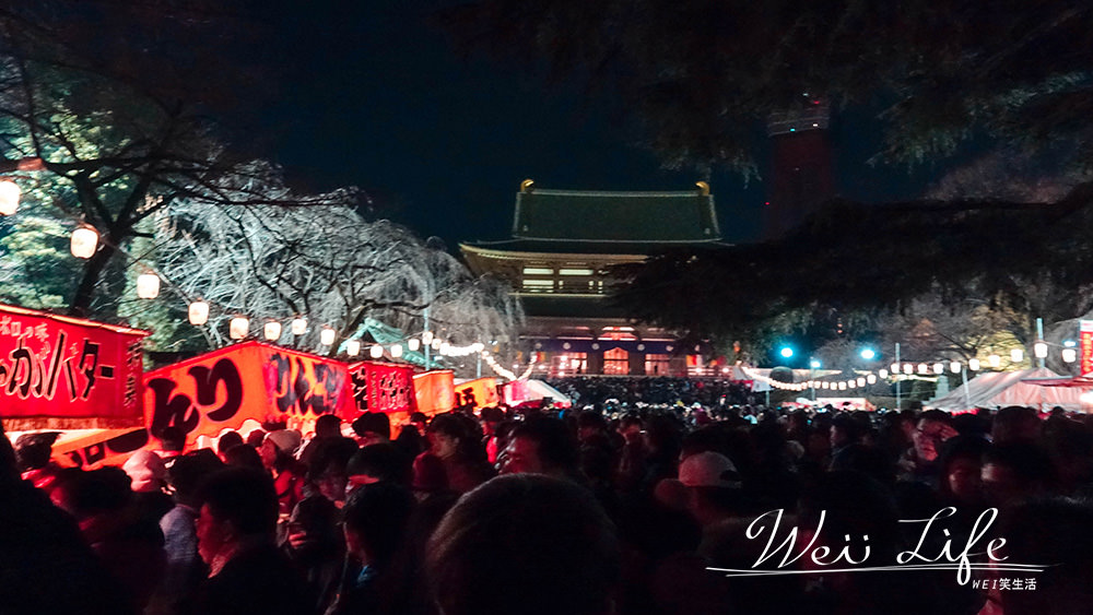 東京跨年夜到增上寺倒數跨年，初詣新年參拜走春必訪寺廟看東京鐵塔