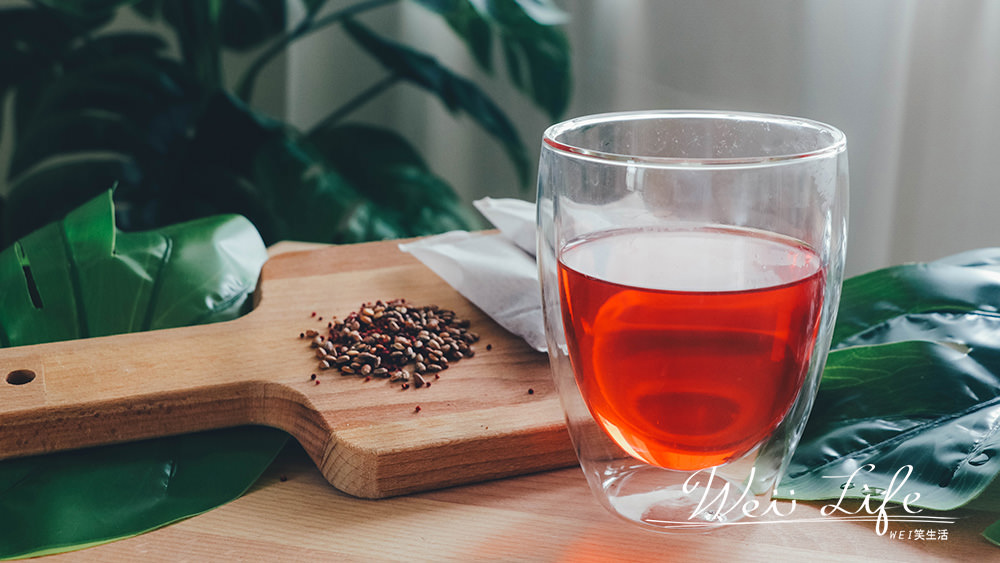 讓自己喝出健康美麗，義美生機無咖啡因系列茶飲紅藜糙米茶黑豆茶