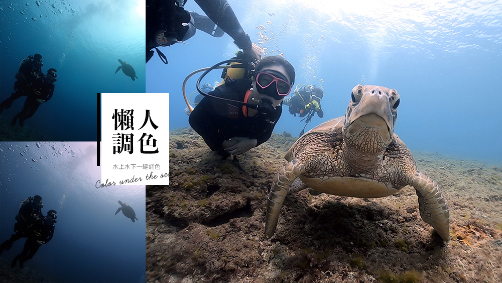 超實用潛水照、浮潛照一鍵調色技巧。讓你的水下照片影片再也不是納美人！ @Wei笑生活