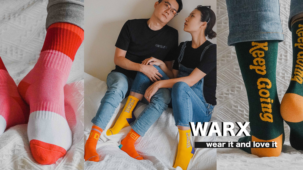 WARX機能除臭襪//你必須擁有時尚精品機能襪，穿戴出屬於你的自信