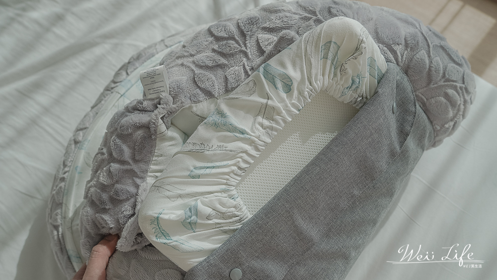 寶寶睡床推薦//波蘭MAYLILY過夜神器，床中床安撫寶寶、超柔軟豆豆毯、雙面推車墊、寶寶枕頭