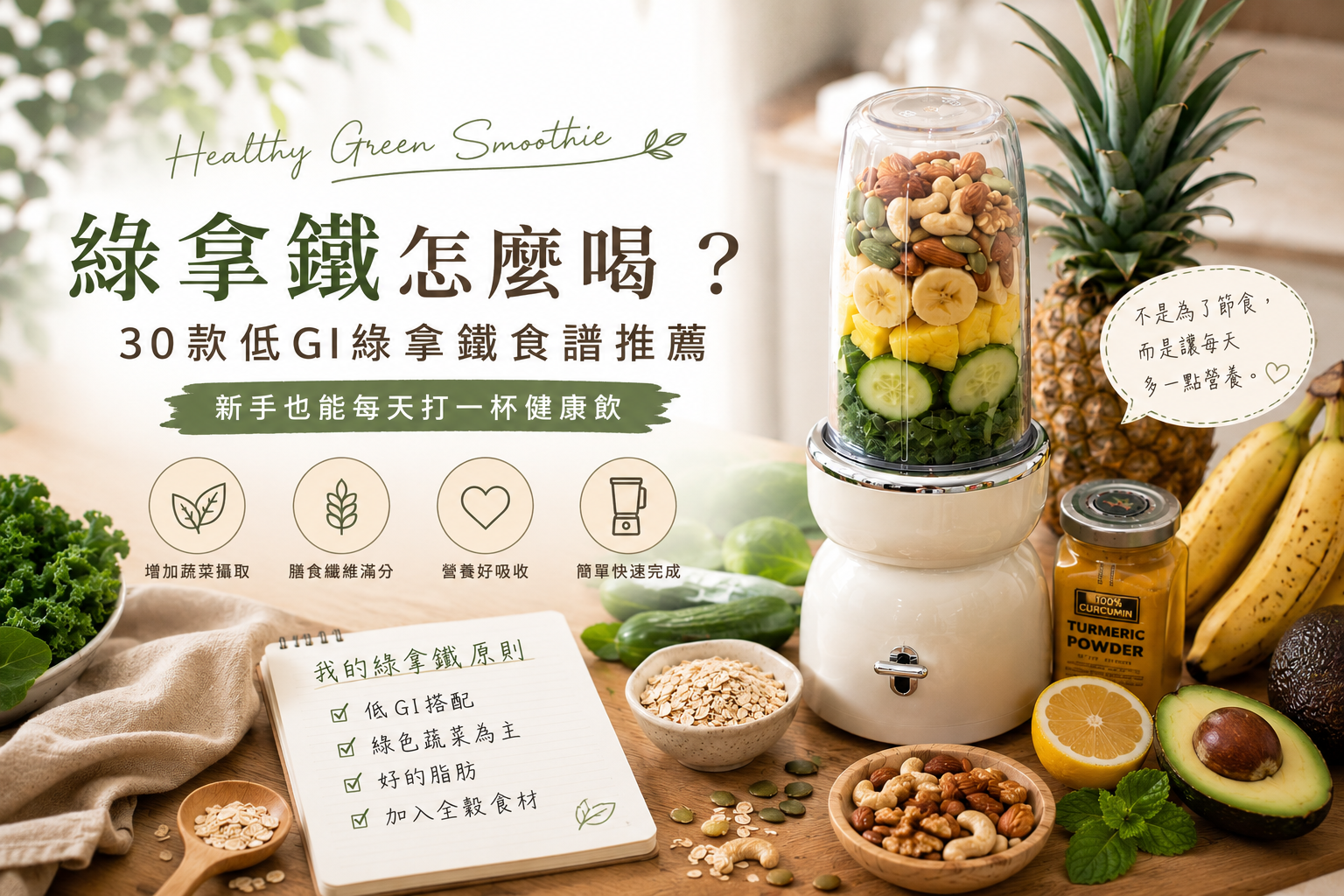 2026最新//綠拿鐵怎麼喝？25款低GI綠拿鐵食譜推薦｜新手也能每天打一杯健康飲 @Wei笑生活