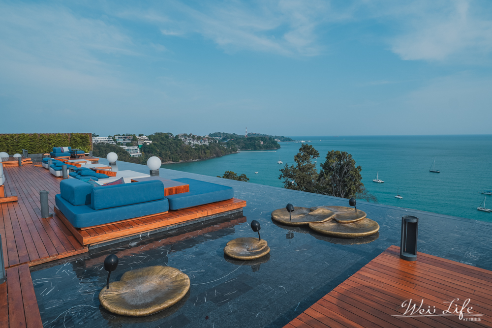 普吉島最新網美酒吧推薦//Akoya Star Lounge  V Villas Phuket，絕美景色海天一線。