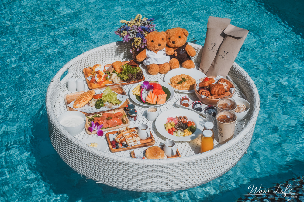 普吉島Villa推薦//V Villas Phuket- Mgallery，私人泳池別墅、隱密性極佳、網紅酒吧、漂浮早餐