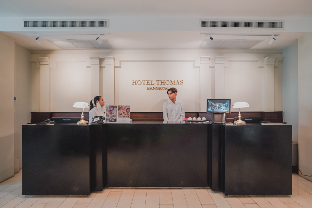 泰國曼谷飯店推薦//Hotel Thomas Bangkok，獨立浴缸網美風飯店、近BTS與曼谷機場快線、水門市場