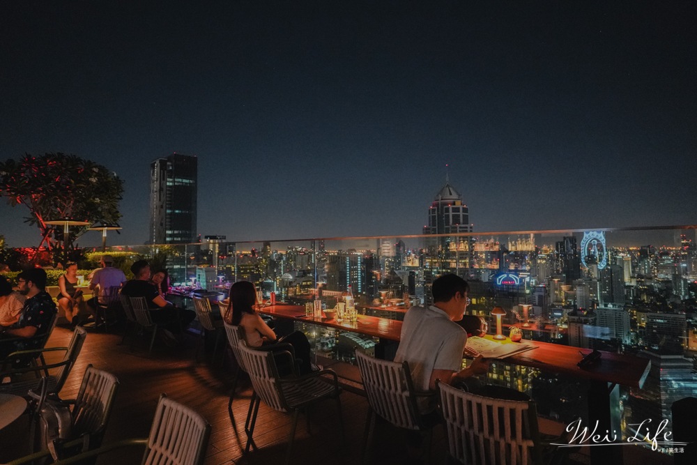 最新泰國曼谷高空酒吧推薦，曼谷金普頓瑪萊酒店Kimpton Maa-Lai Bar.Yard免入場費低消一杯飲料訂位方式