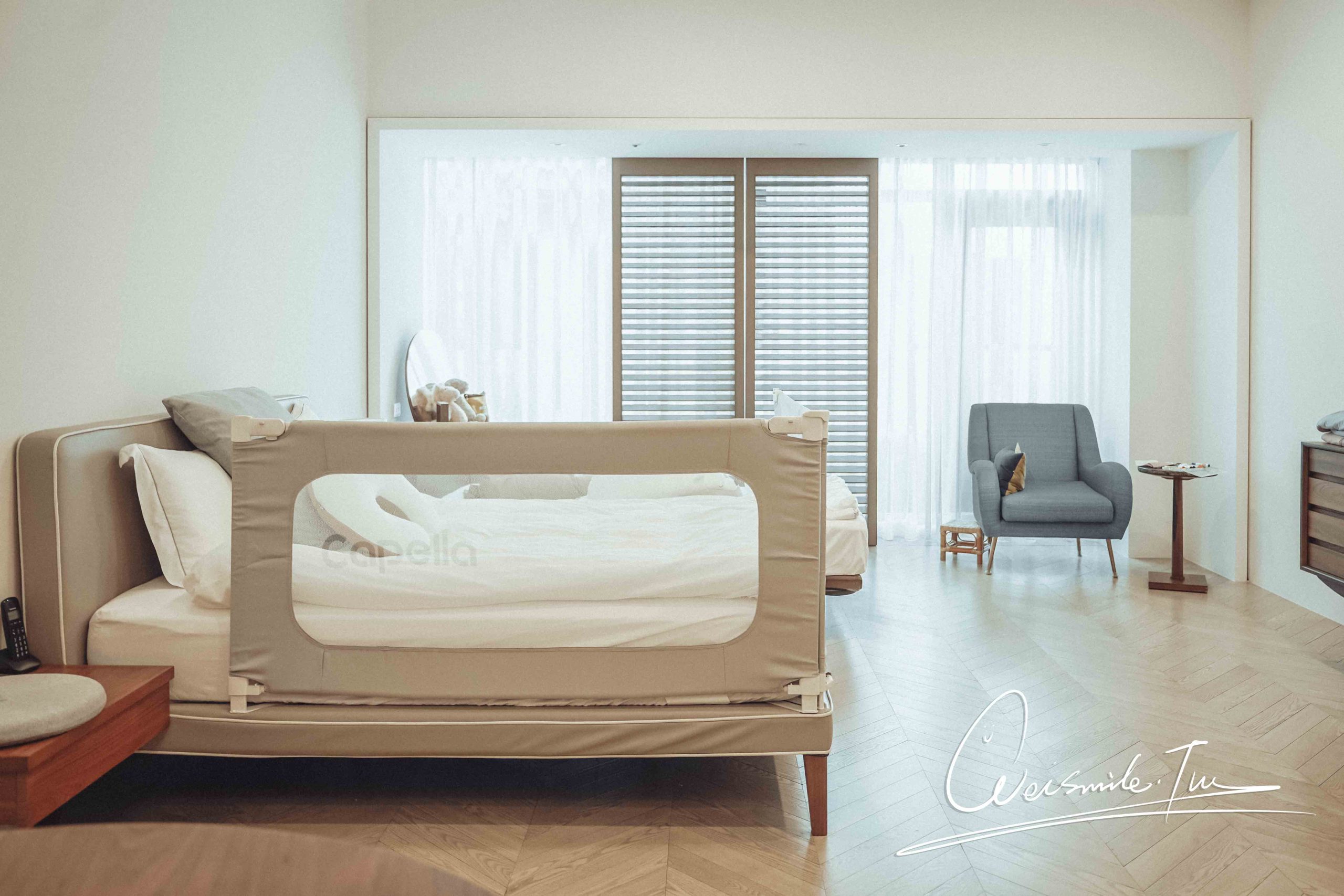 嬰兒床邊護欄推薦//Capella 兒童床邊護欄當媽後才懂的那一聲「咚」