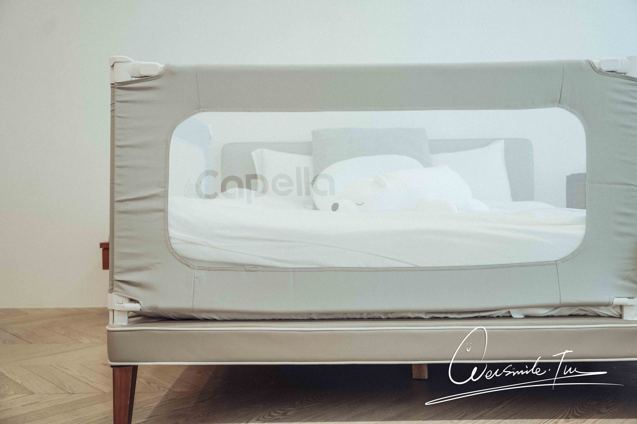 嬰兒床邊護欄推薦//Capella 兒童床邊護欄當媽後才懂的那一聲「咚」