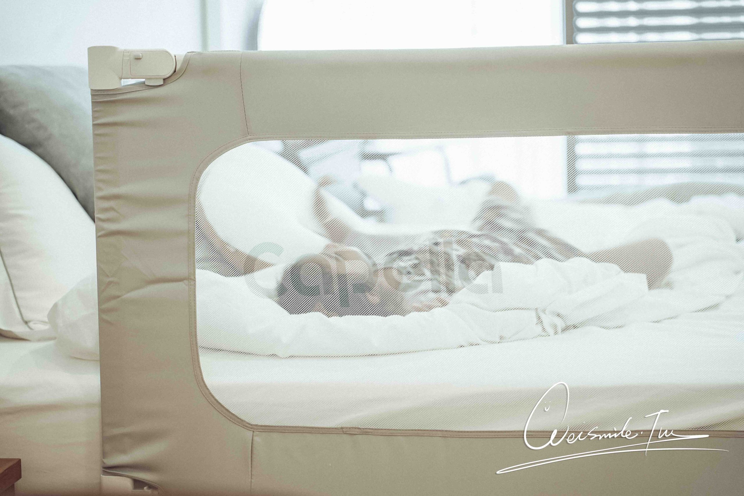 嬰兒床邊護欄推薦//Capella 兒童床邊護欄當媽後才懂的那一聲「咚」