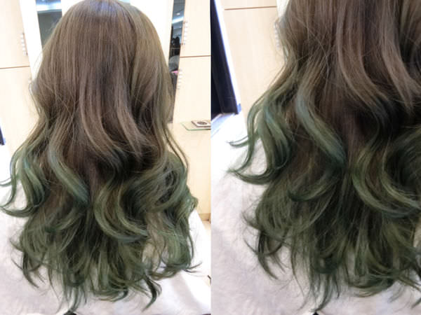 眼前一亮的染髮！Lussohair mini讓我美了整個夏天染髮綠色超時尚超有氣質髮色