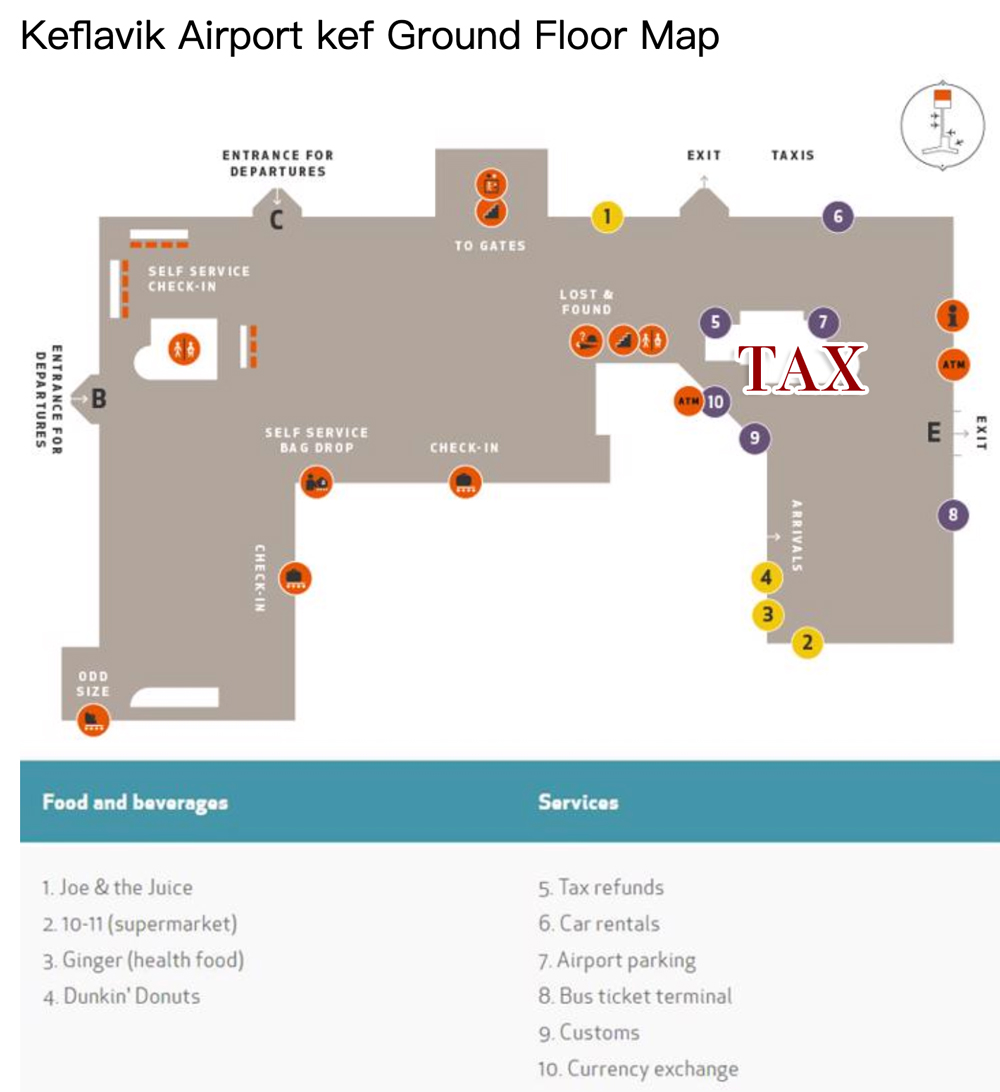 冰島機場退稅指南：教你輕鬆冰島退稅！記得要先退稅在前往到下一站喔！